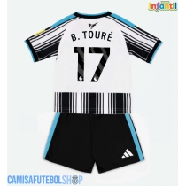 Camisa de time de futebol Newcastle United Bazoumana Toure #17 Replicas 1º Equipamento Infantil 2026-27 Manga Curta (+ Calças curtas)